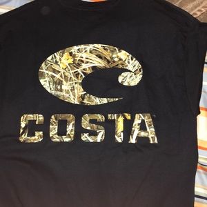 A black camo Costa shirt